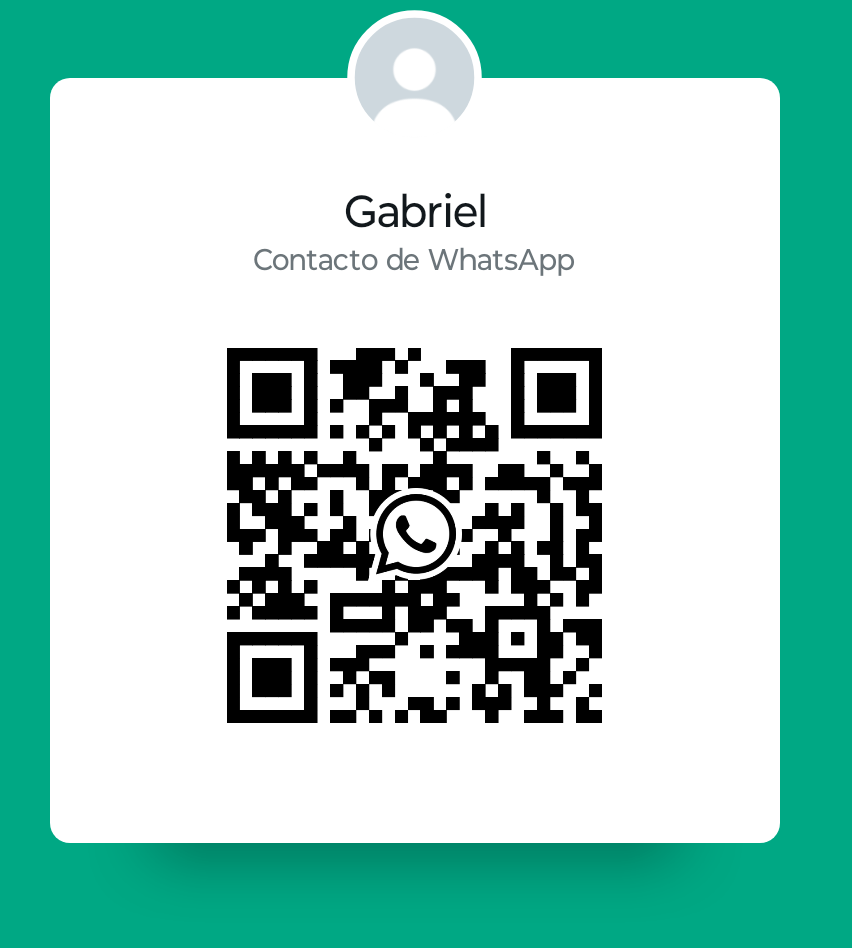 QR WhatsApp Gabriel Tomarchio